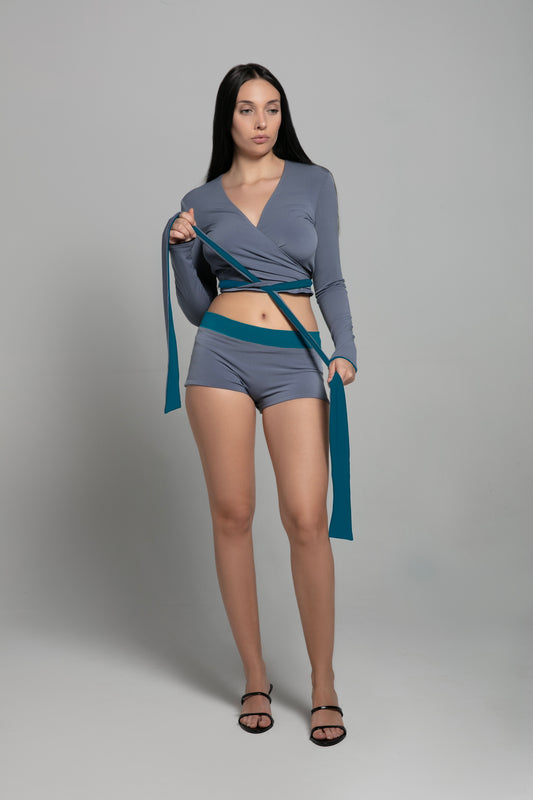 BALLERINA WRAP TOP